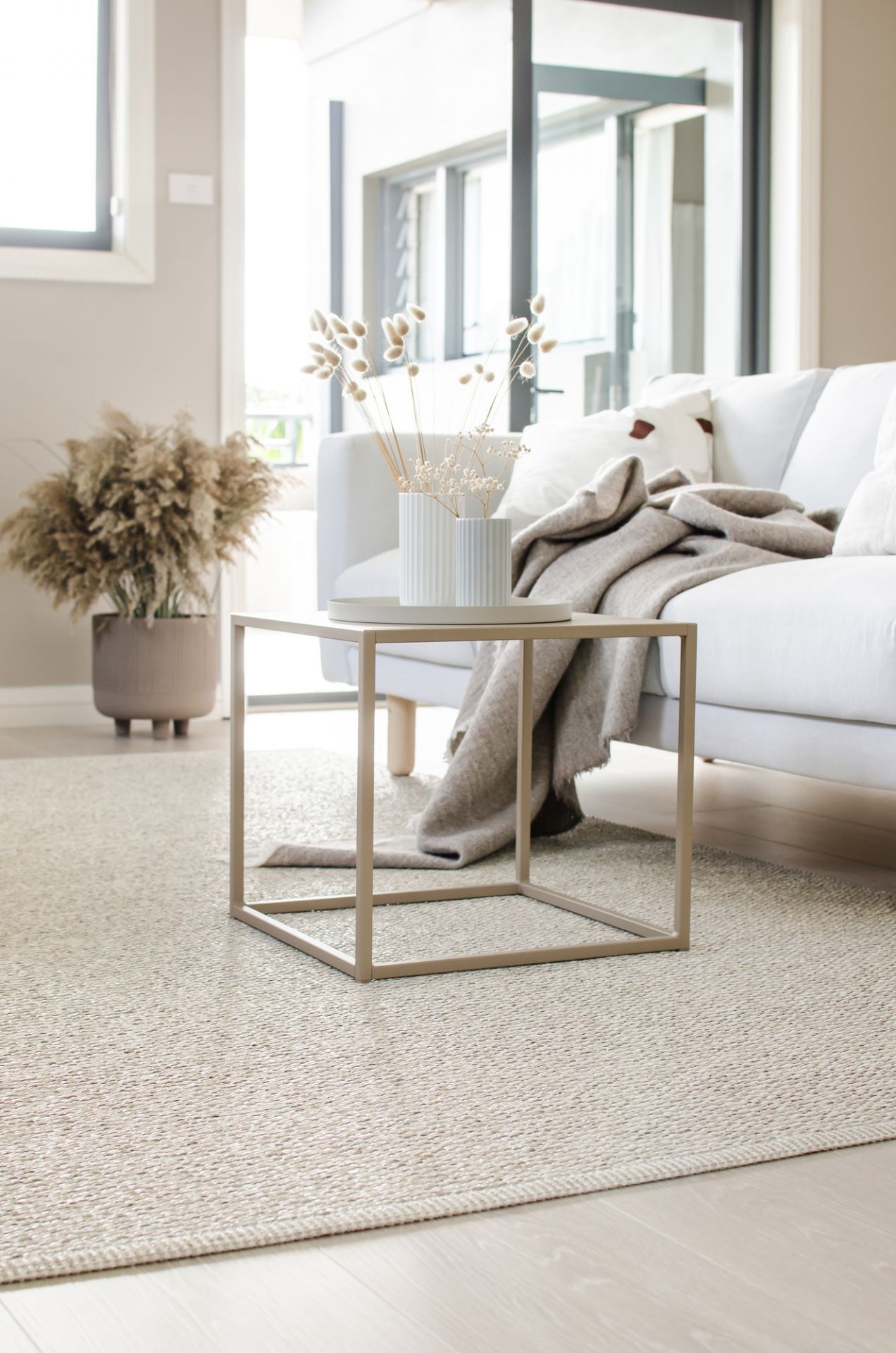 Mono Plastic Carpet 85x160 Pappelina Mud