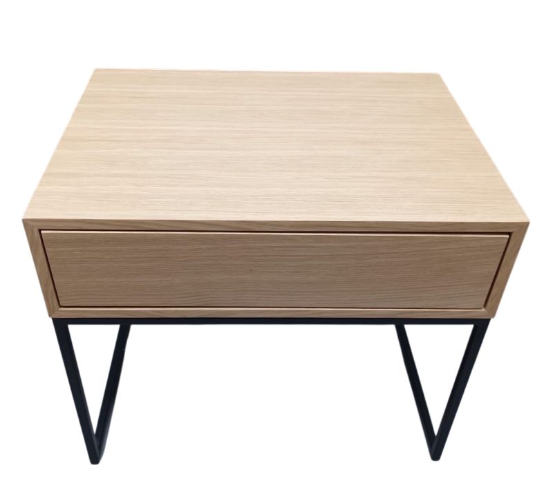 Dina side table, natural oak, Jan Kurtz, defective copy 