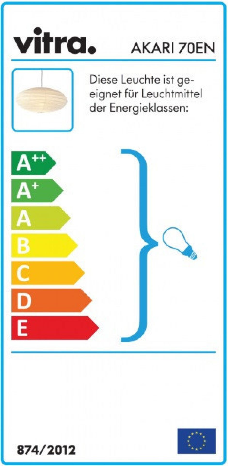 Akari 50EN / 70EN Pendant Lamp Vitra