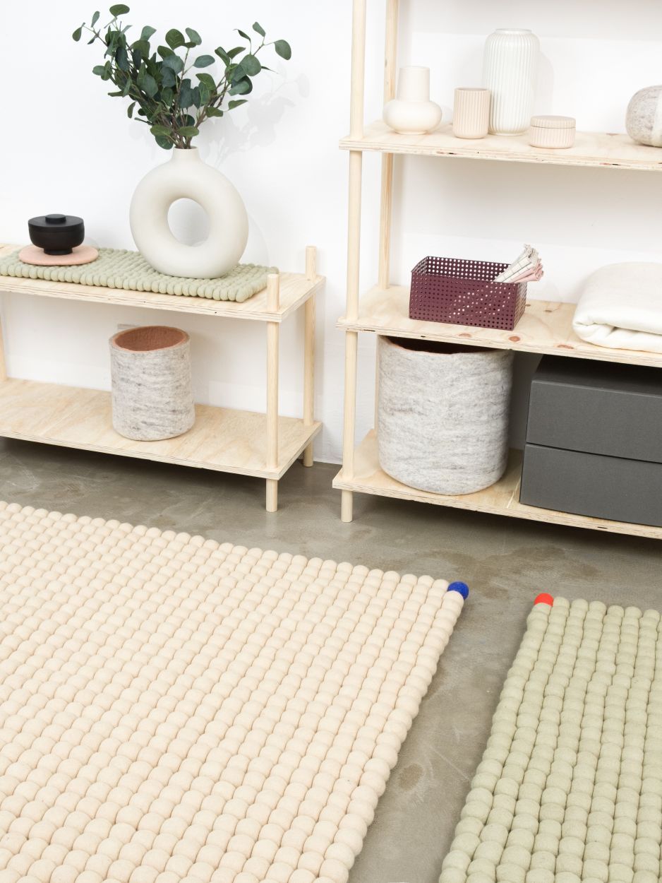 Big One Rectangular Felt carpet 200 x 300 cm myfelt Beige