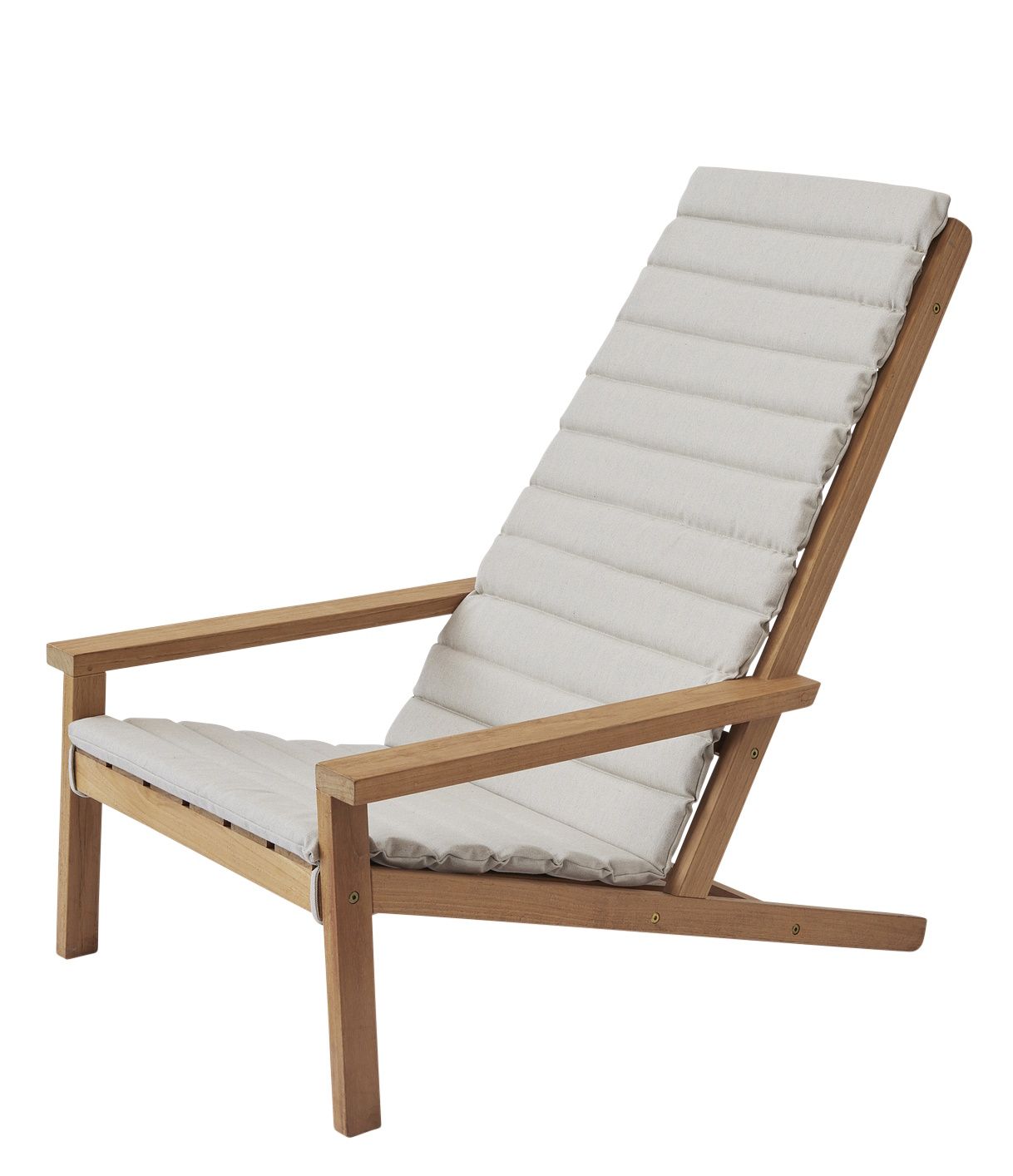 Between Lines seat cushion for outdoor deckchair Skagerak by Fritz Hansen Papyrus