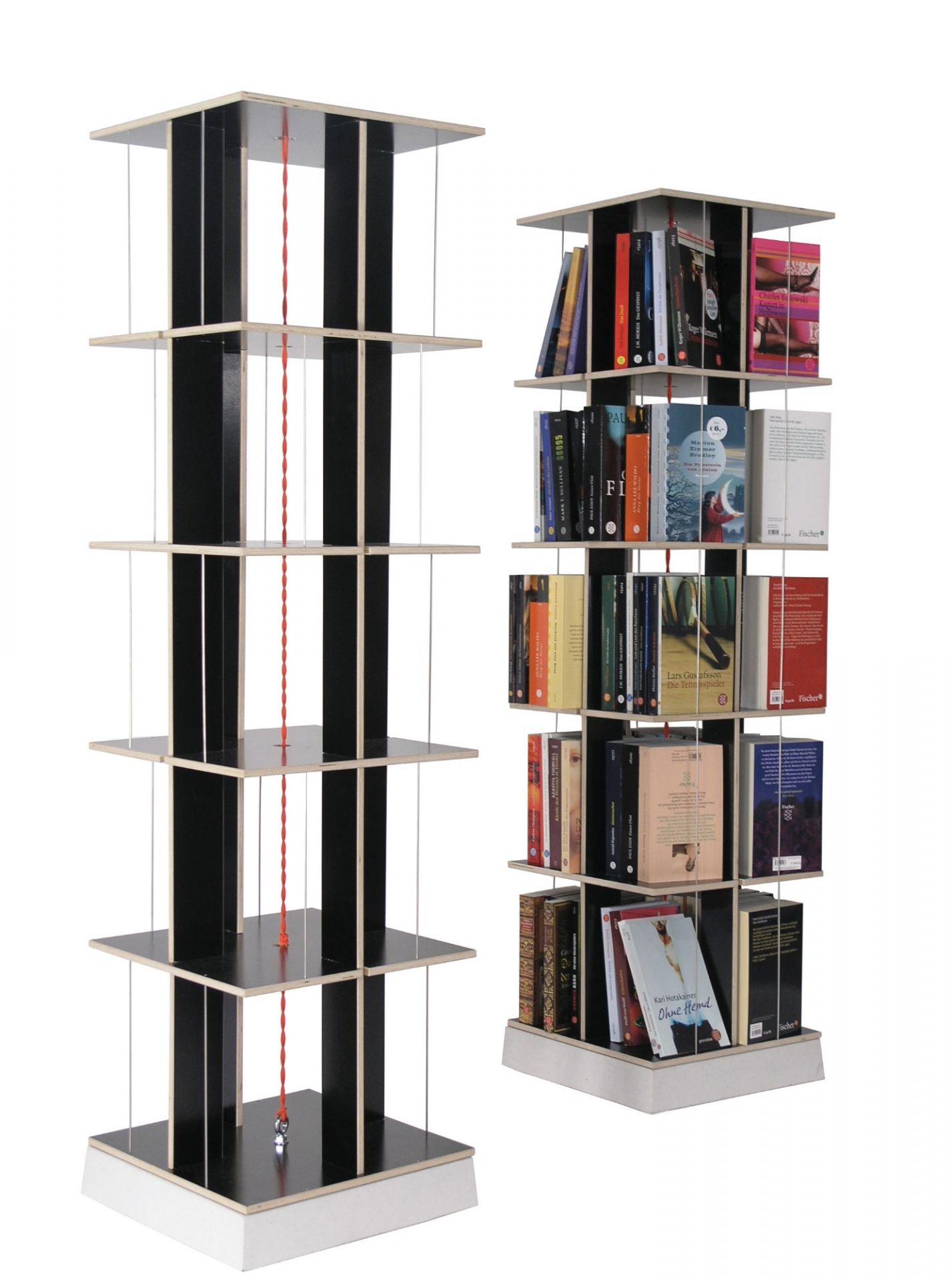 Buchstabler bookshelf, dvd-shelf Nils Holger Moormann