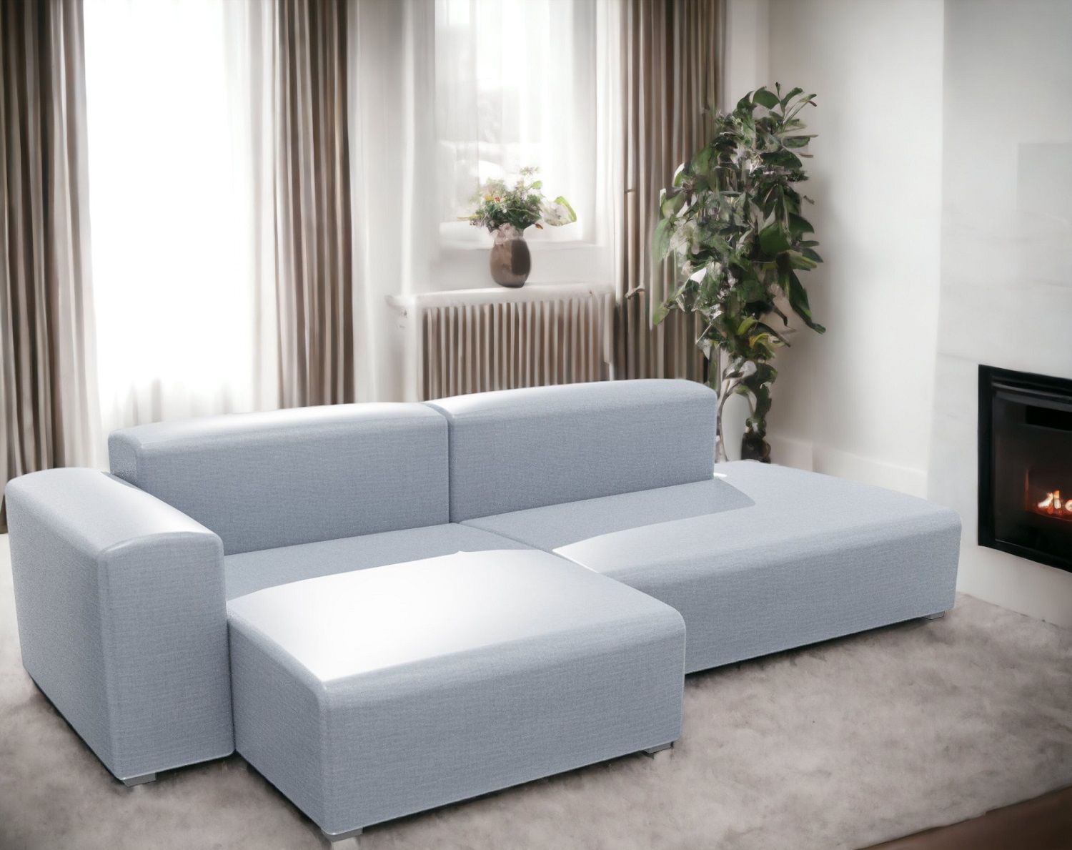 Mags Soft Sofa Low Armrest 2 1/2-Seater Combination 3 Hay 