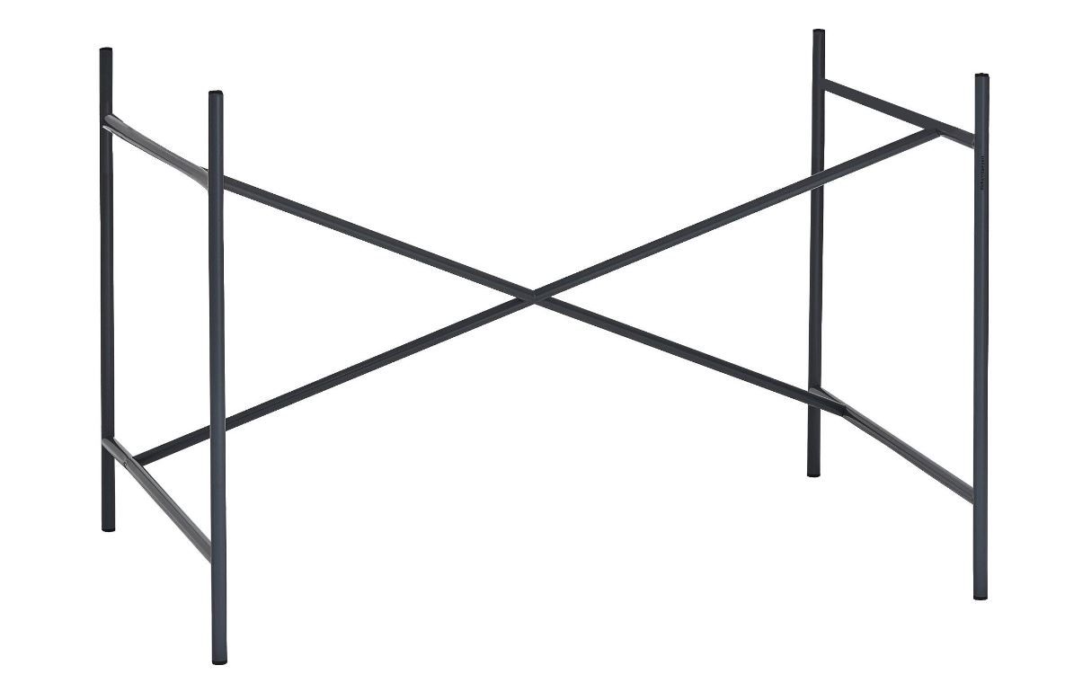 Eiermann 1 table frame W 110 x D 66 x H 66 cm / CROSS STRIPE CENTRE / BLACK Richard Lampert SINGLE PIECES