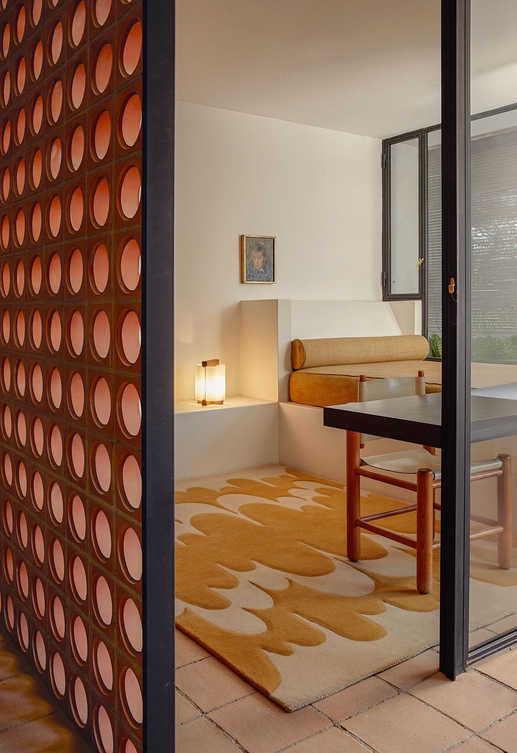 Lucia Eames Echo Carpet Ochre Nanimarquina