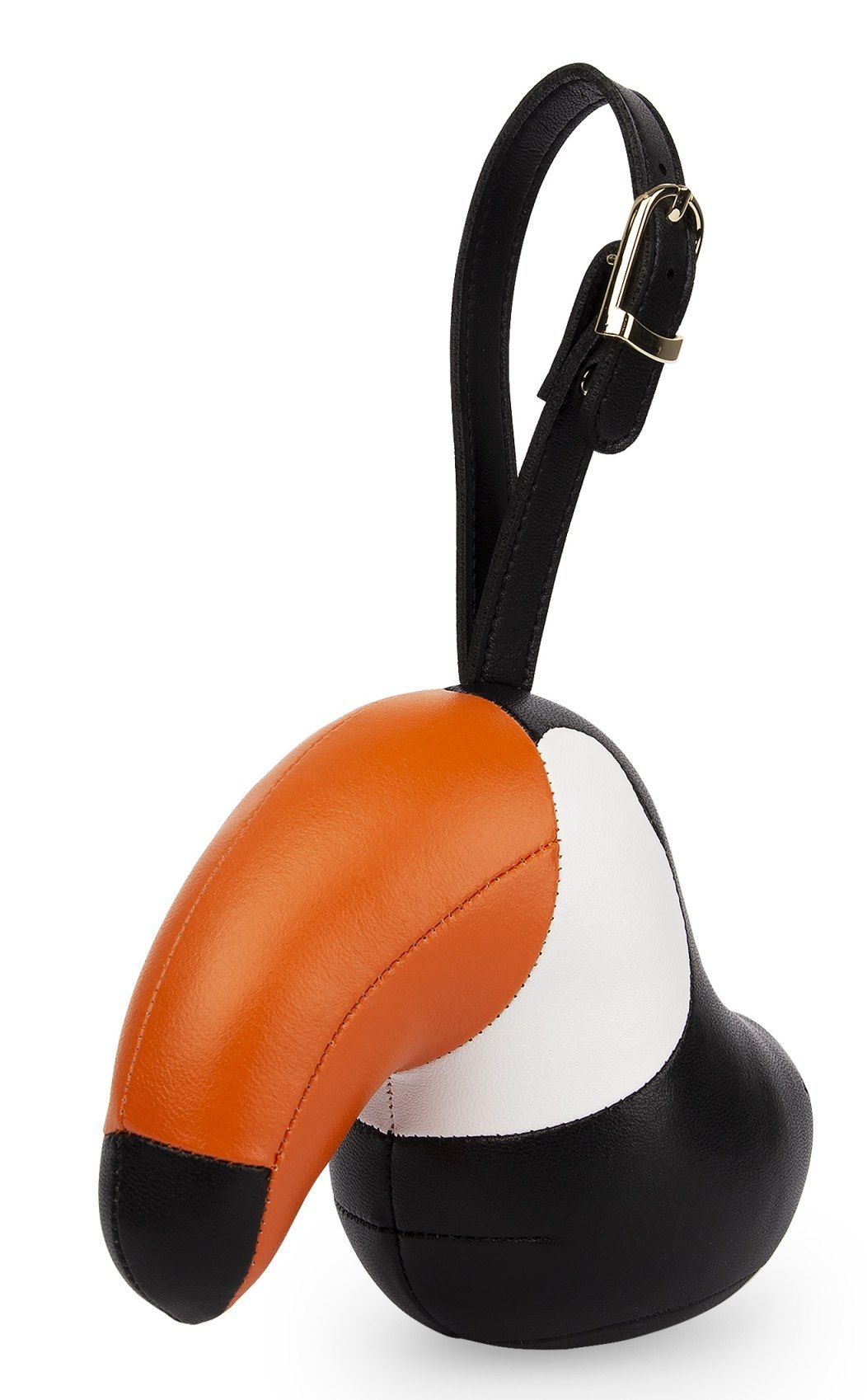 Bag Charm Bag Pendant Toucan Toco Black / Orange Züny 