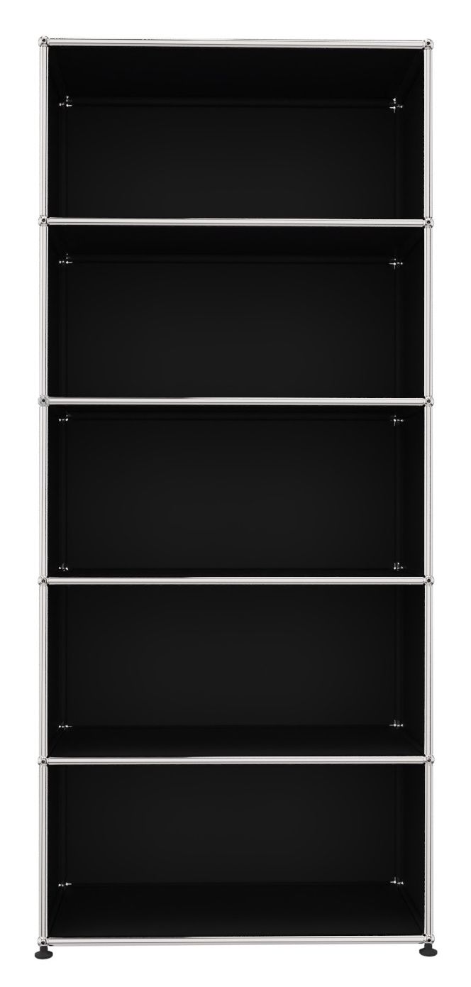 USM Haller Shelf Open H 179 cm Graphite black - FAST DELIVERY