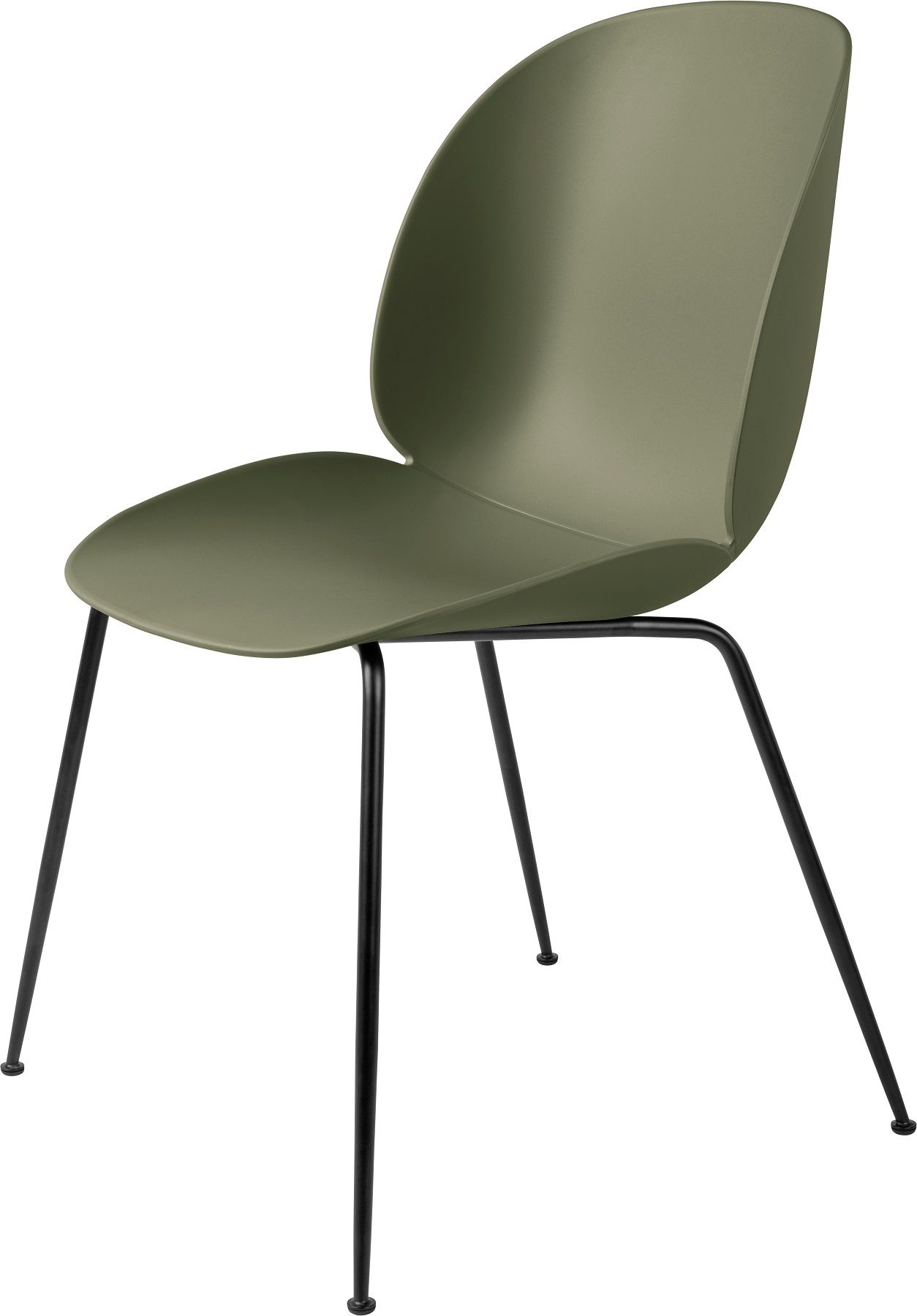 Beetle Chair Dining Chair Unupholstered Conic Base Gubi