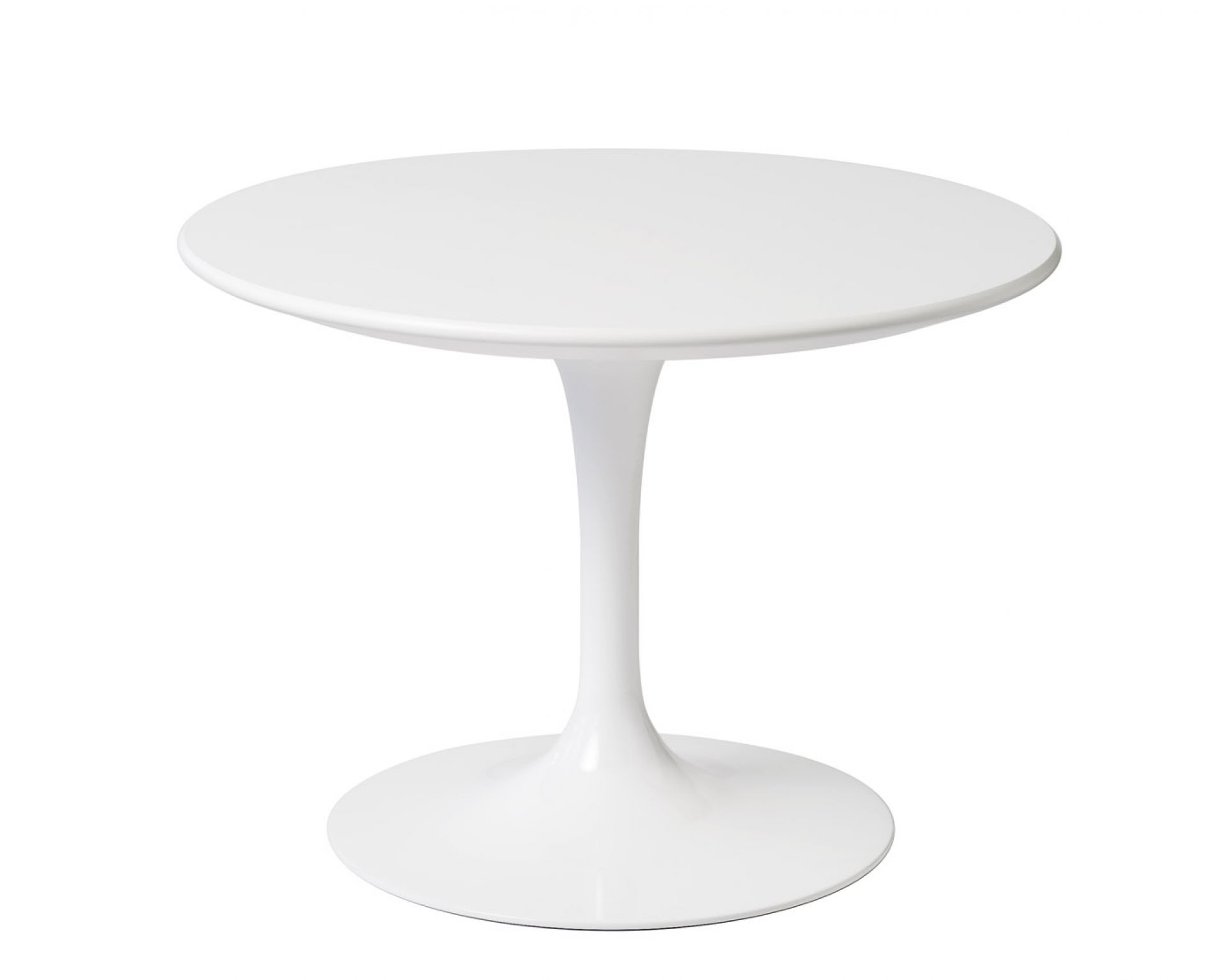 Saarinen side table Knoll International - QUICK SHIP Ø 41 x H 52 cm / white laminate