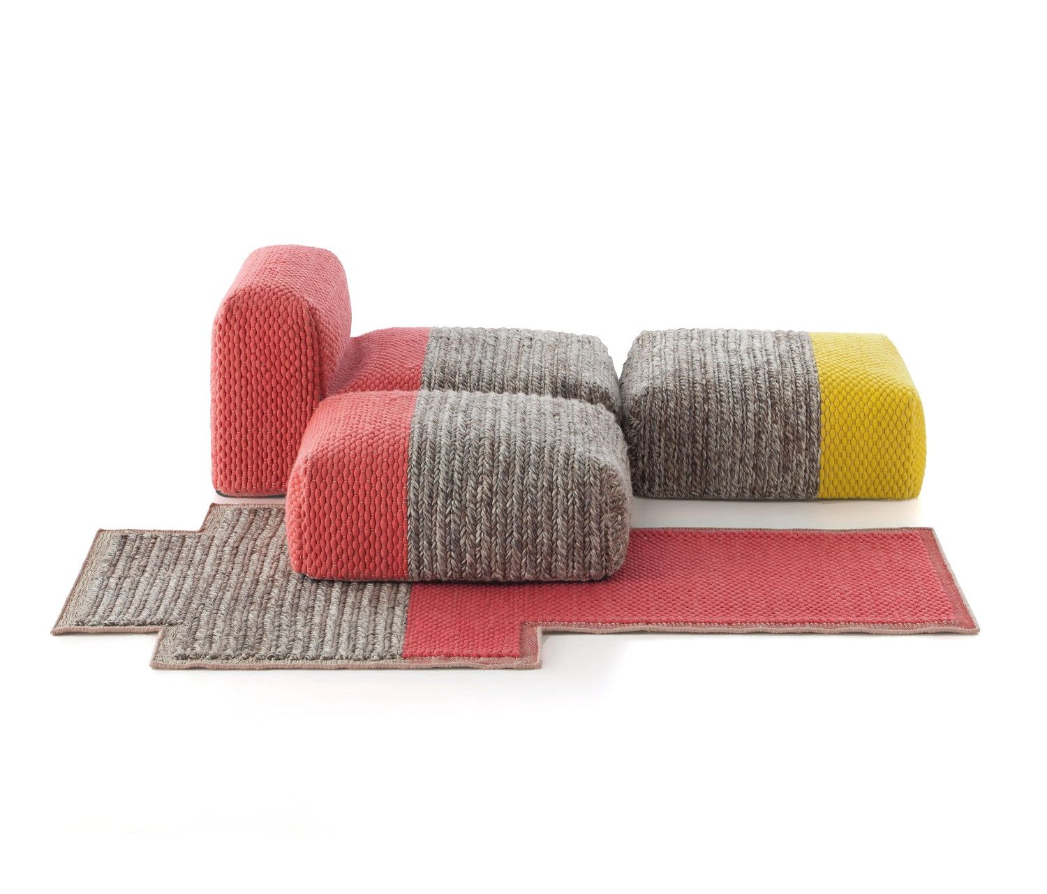 Mangas Space Square Pouf Gan