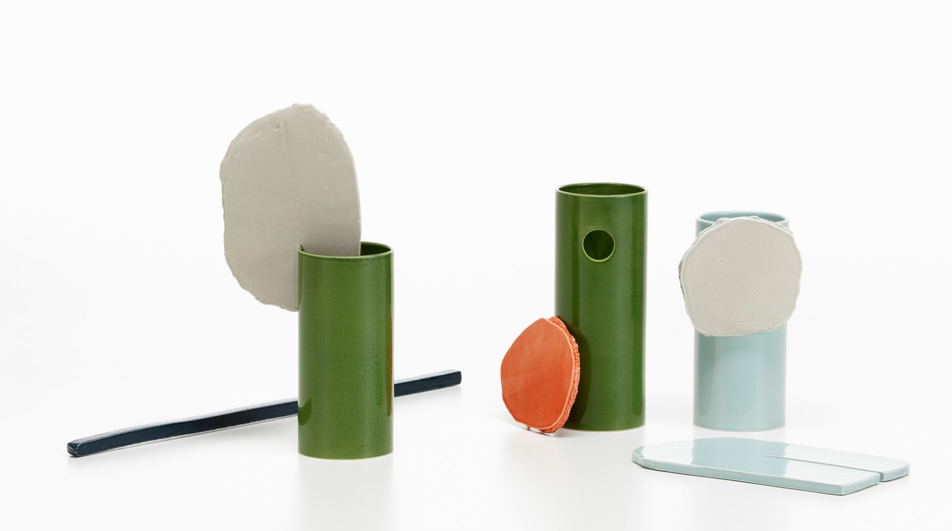 Vases Découpage Vitra Feuille