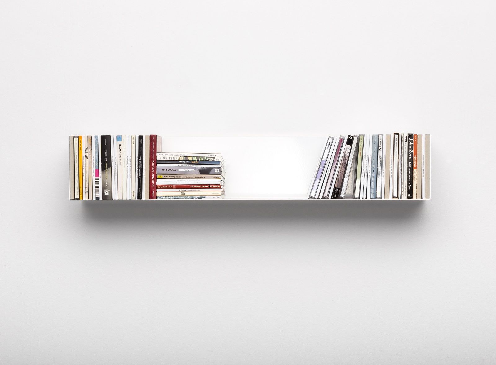 CD shelf Linea1 by Müller Möbelwerkstätten