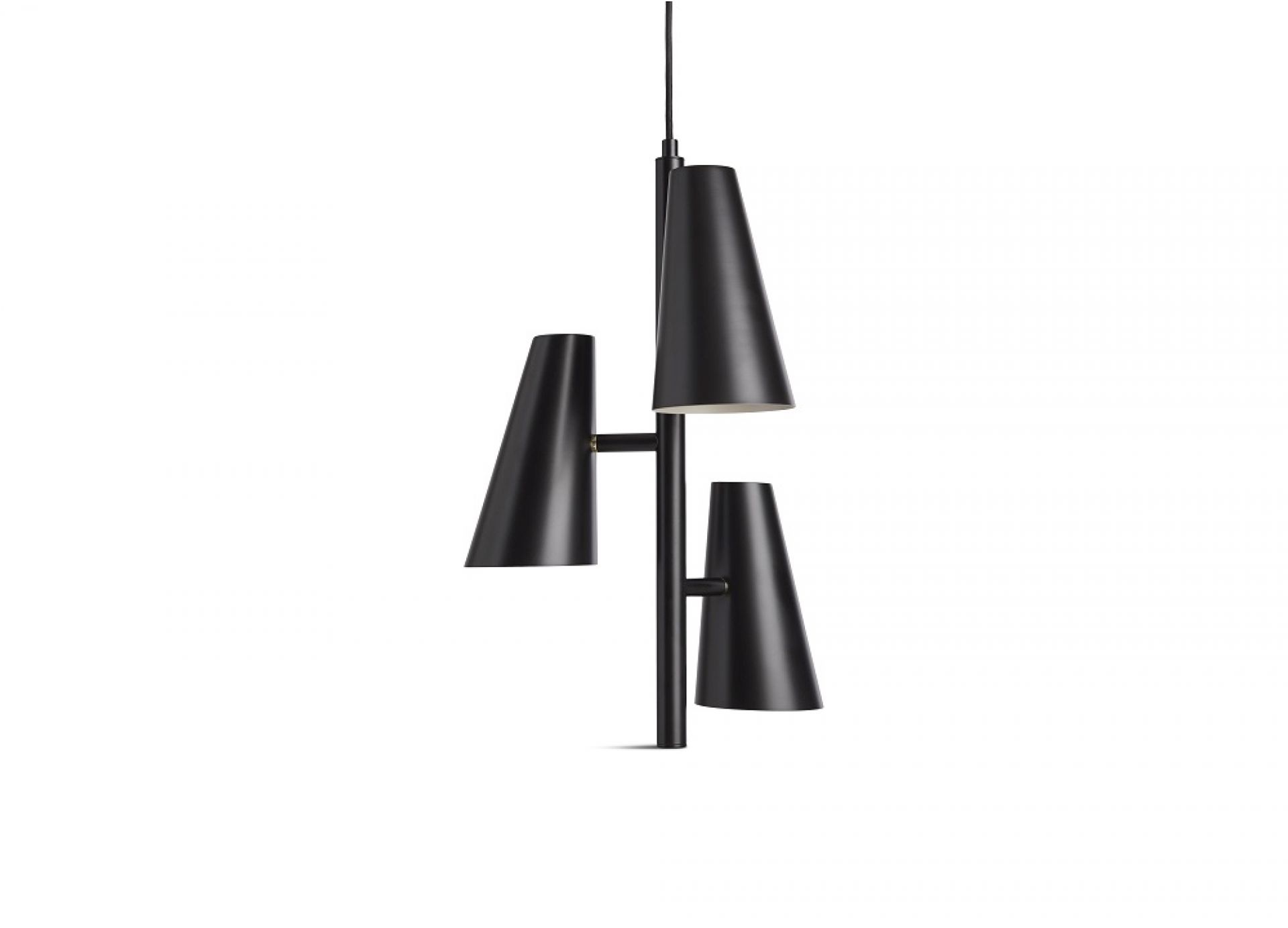 Cono Pendant lamp 3 Shades Woud