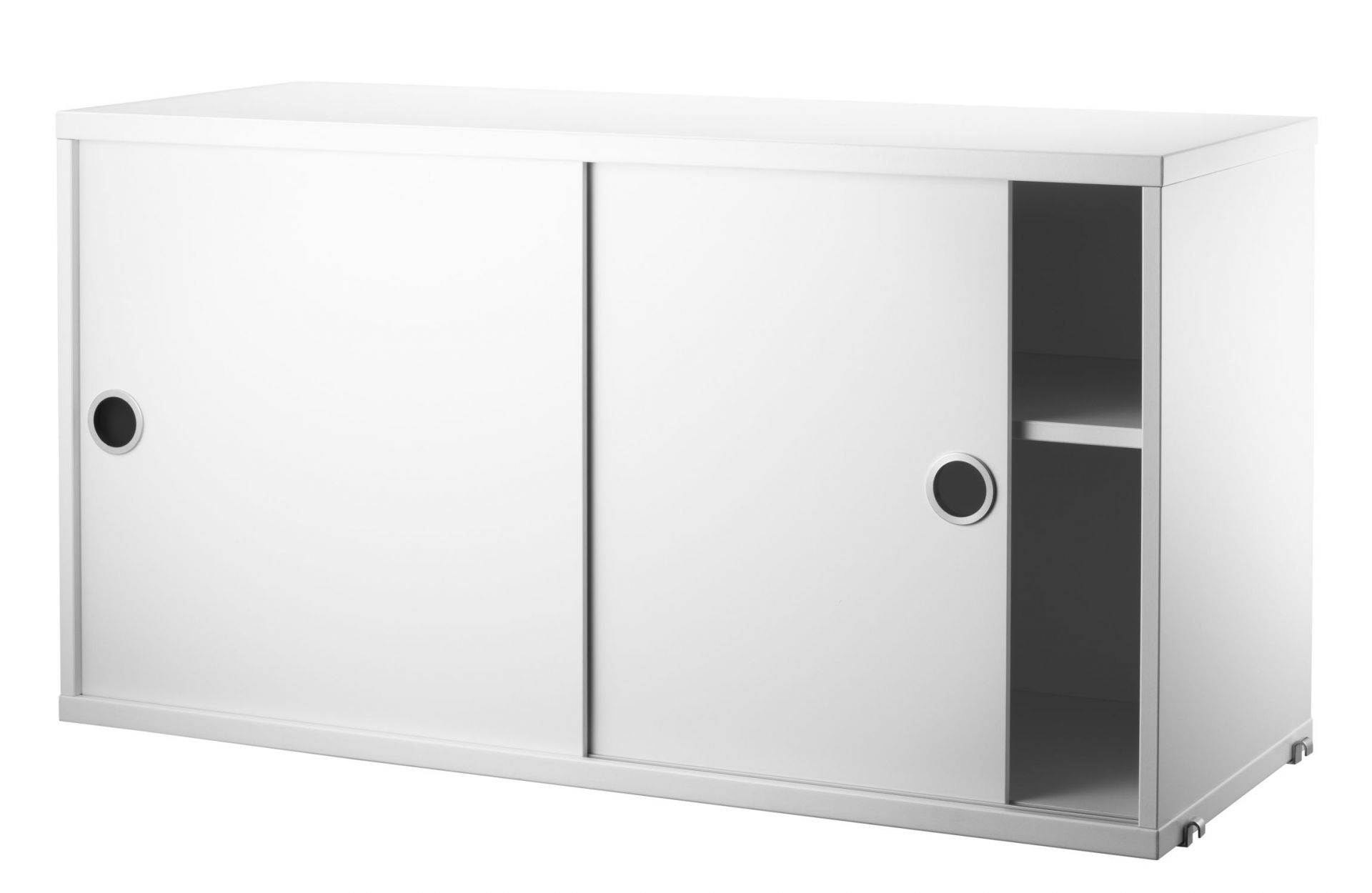 Single Piece Wardrobe Unit with Sliding Doors String Furniture