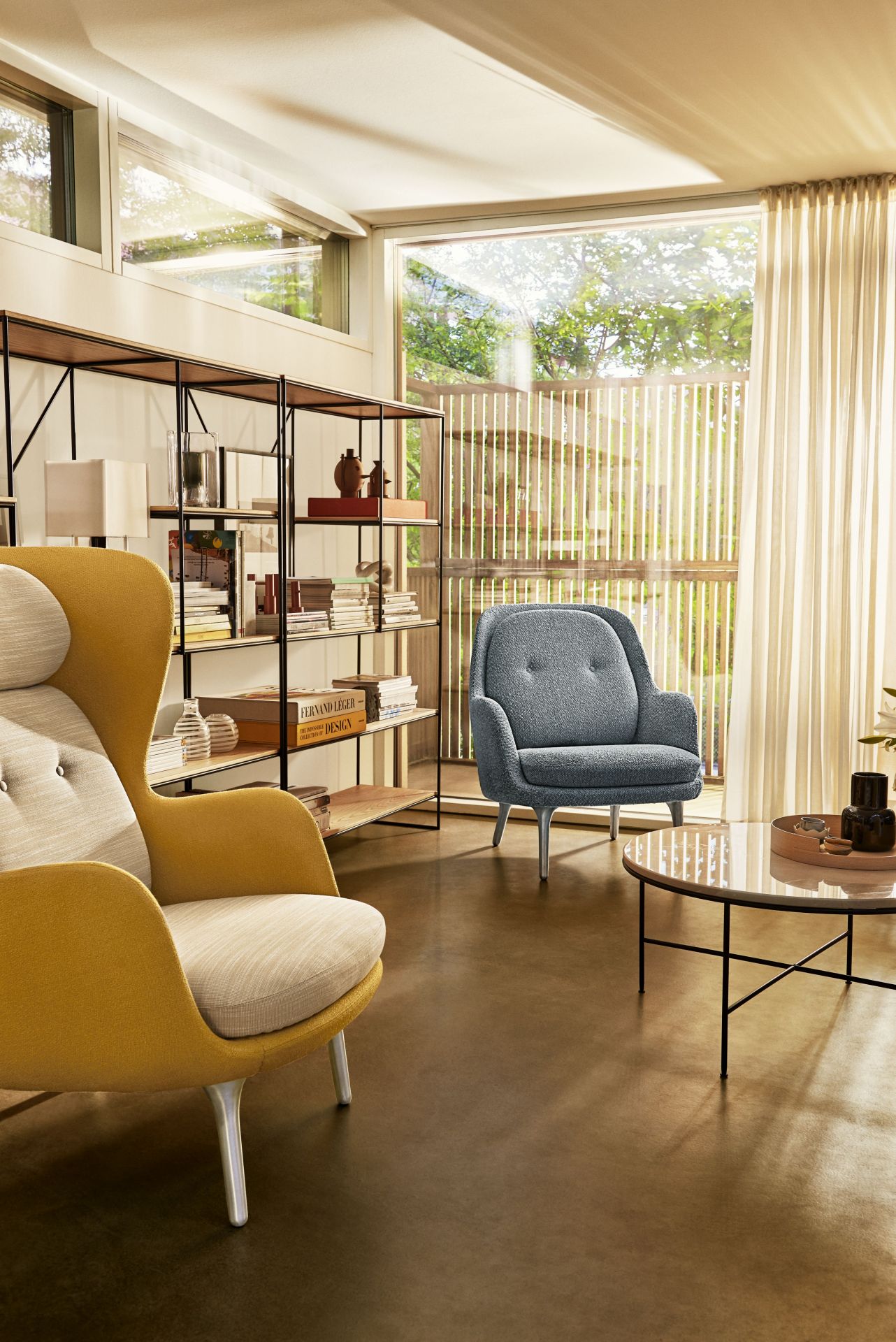 Ro Armchair Wood Fritz Hansen