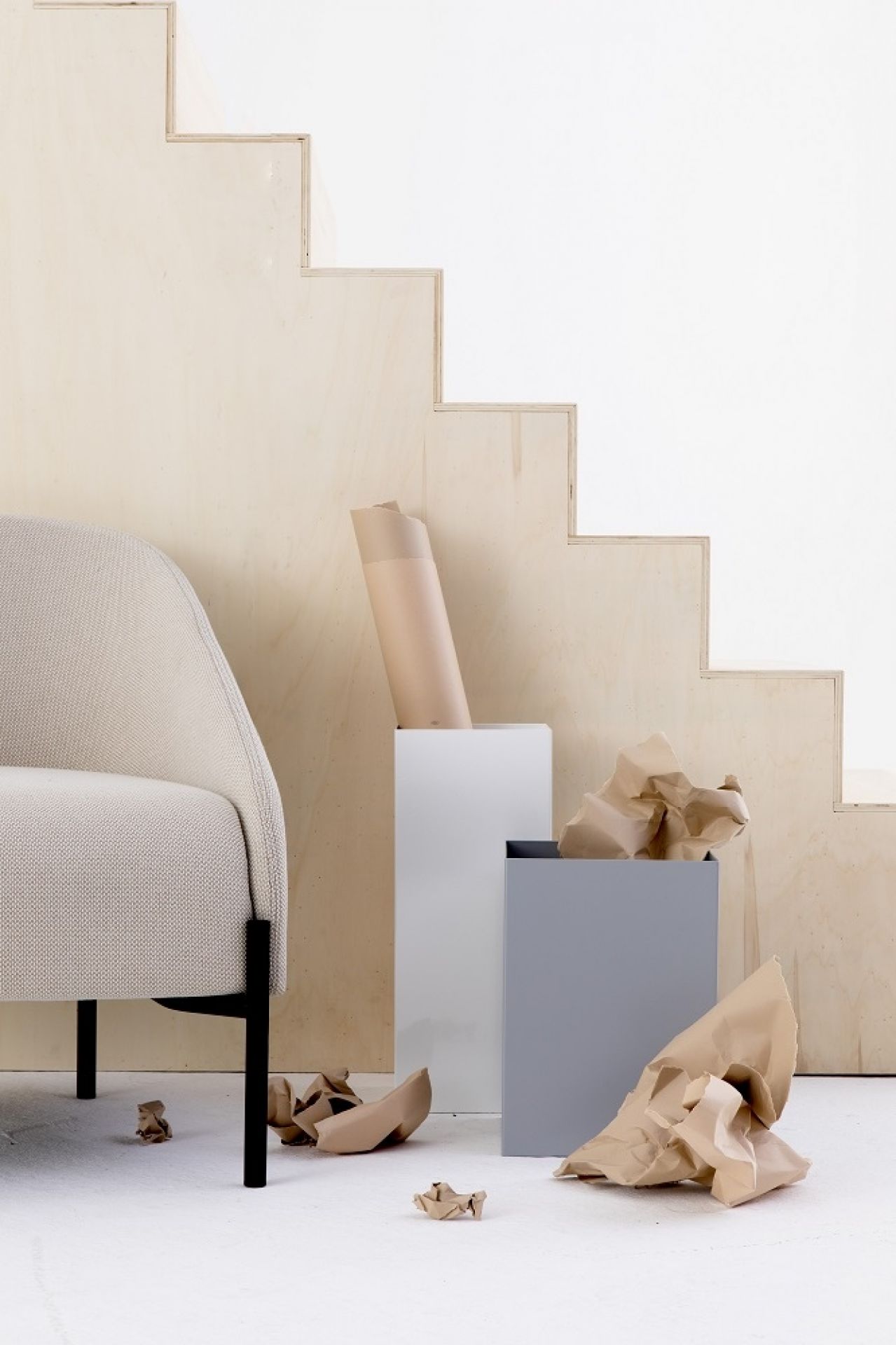 Square Waste paper basket Cascando