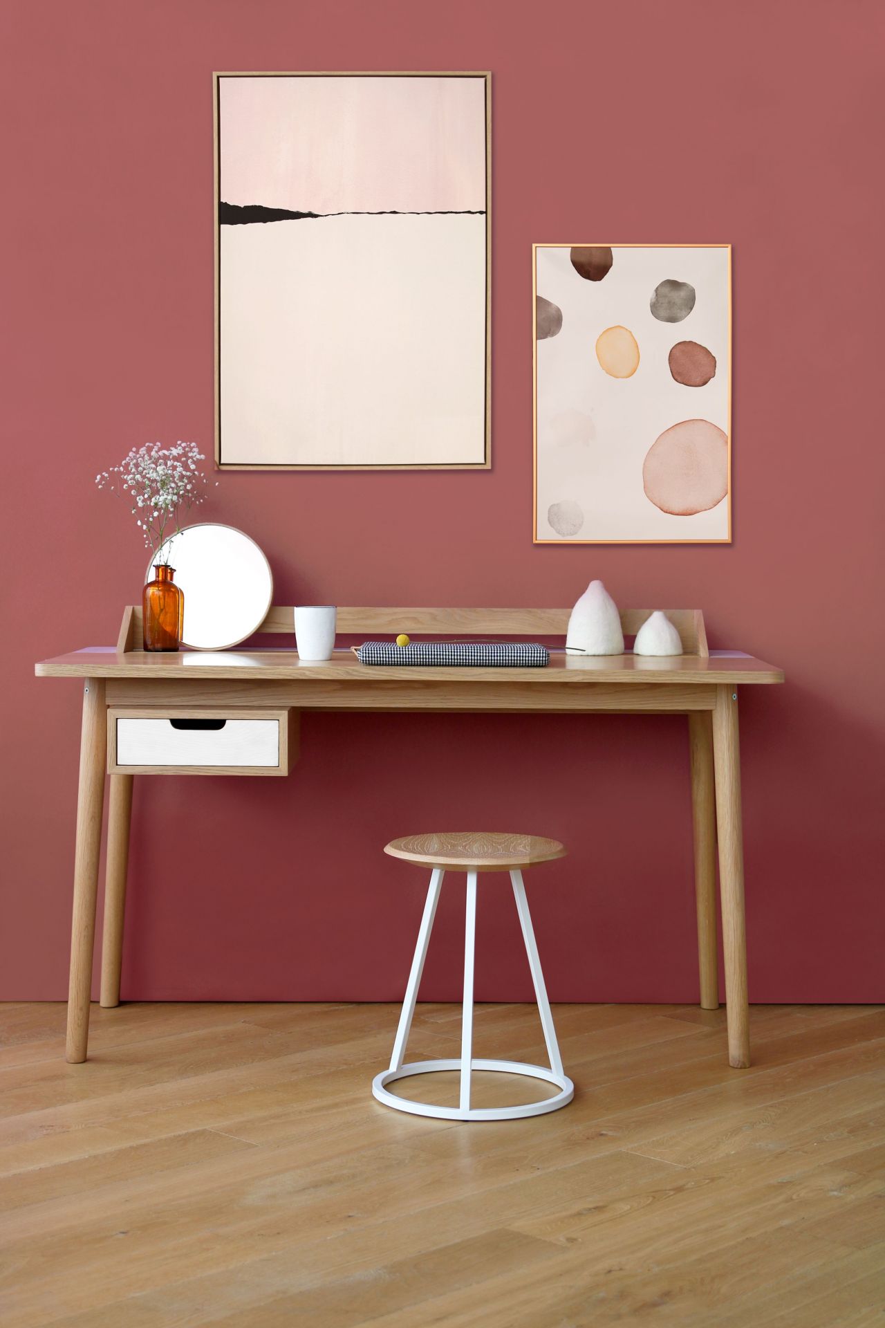 Honoré desk oak Hartô