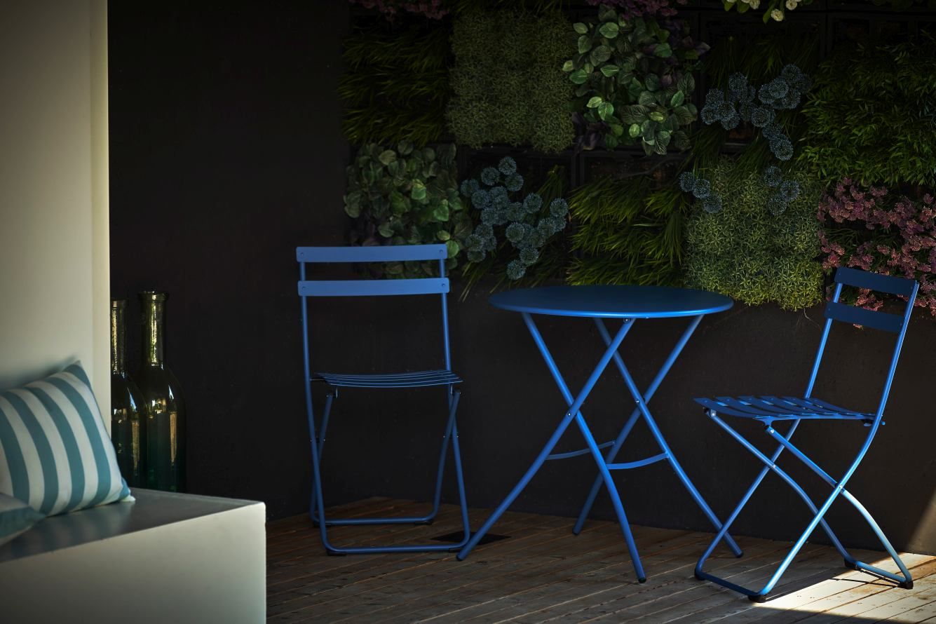 Fiam Sirio Folding Table W 50 x D 70 x H 73 cm Outdoor Jan Kurtz White