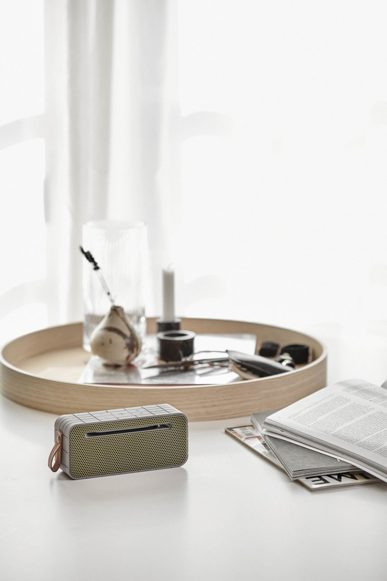 aMOVE Bluetooth loud Speaker Cool grey Kreafunk SINGLE PIECES