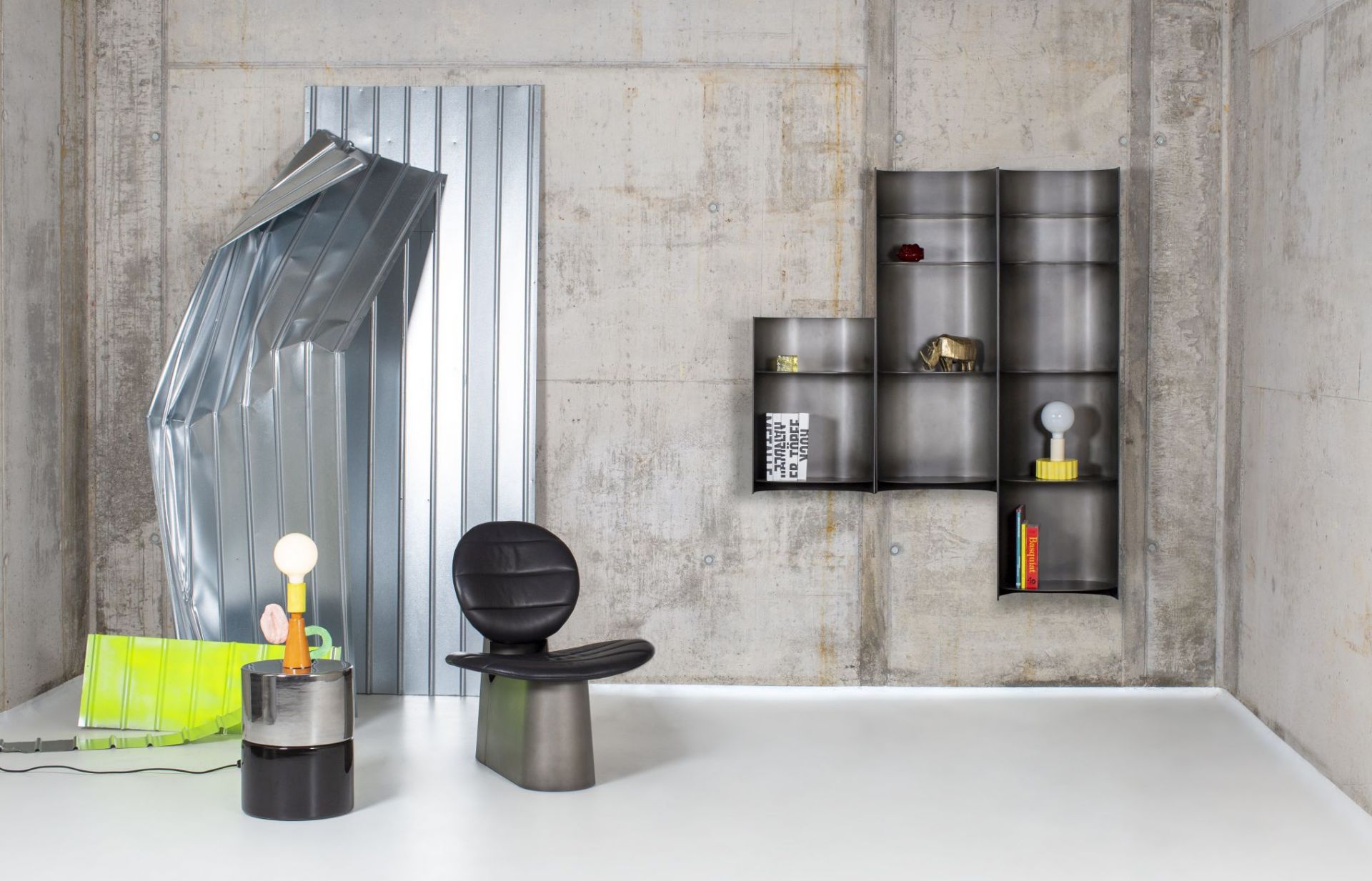 Como shelf small smoky grey Pulpo