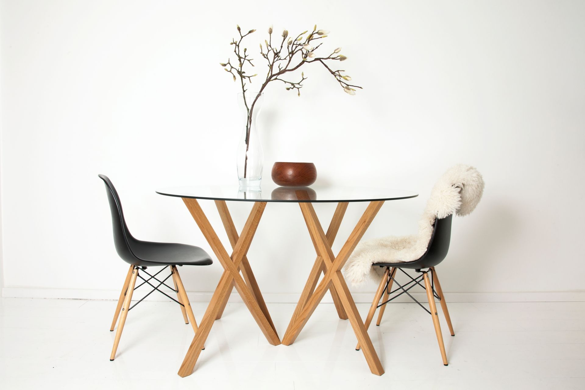 200 Mika table legs set Hans Hansen