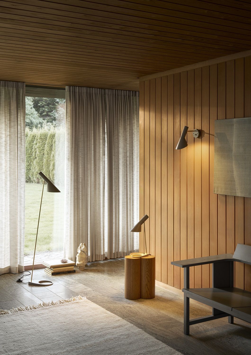 AJ Floor lamp Brass Louis Poulsen