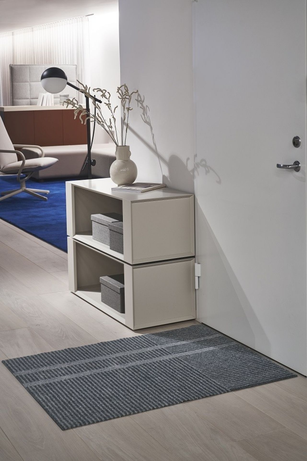 Løype Indoor / Outdoor doormat W 60 x D 85 cm / BREEZY BEIGE Heymat SINGLE PIECE