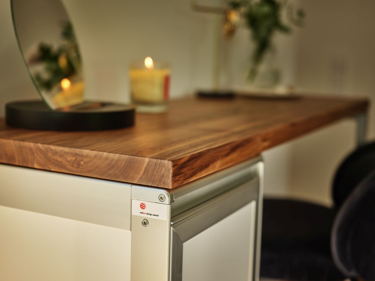 Hightable Tisch Janua silver Bordbar