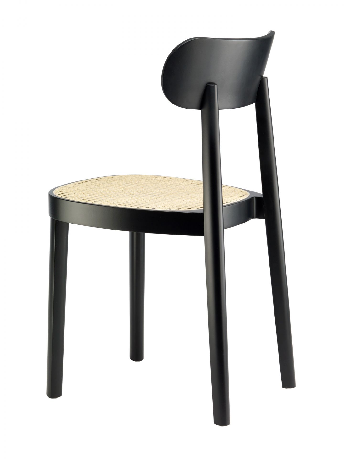 Wooden chair 118 Black TP 29 Thonet