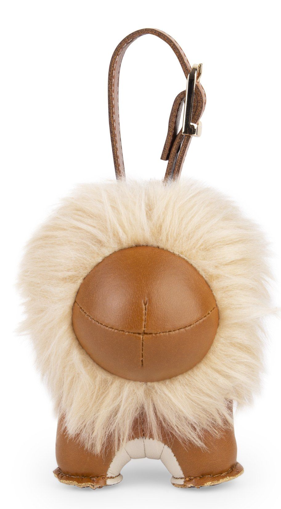 Bag Charm Bag Pendant Lion Lino Puno Tan / Wheat Züny 