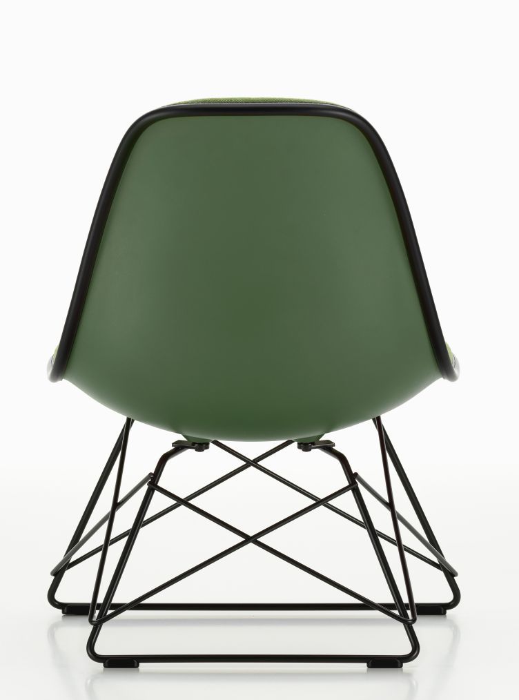 Eames Plastic Side Chair LSR Chair Fully upholstered Vitra