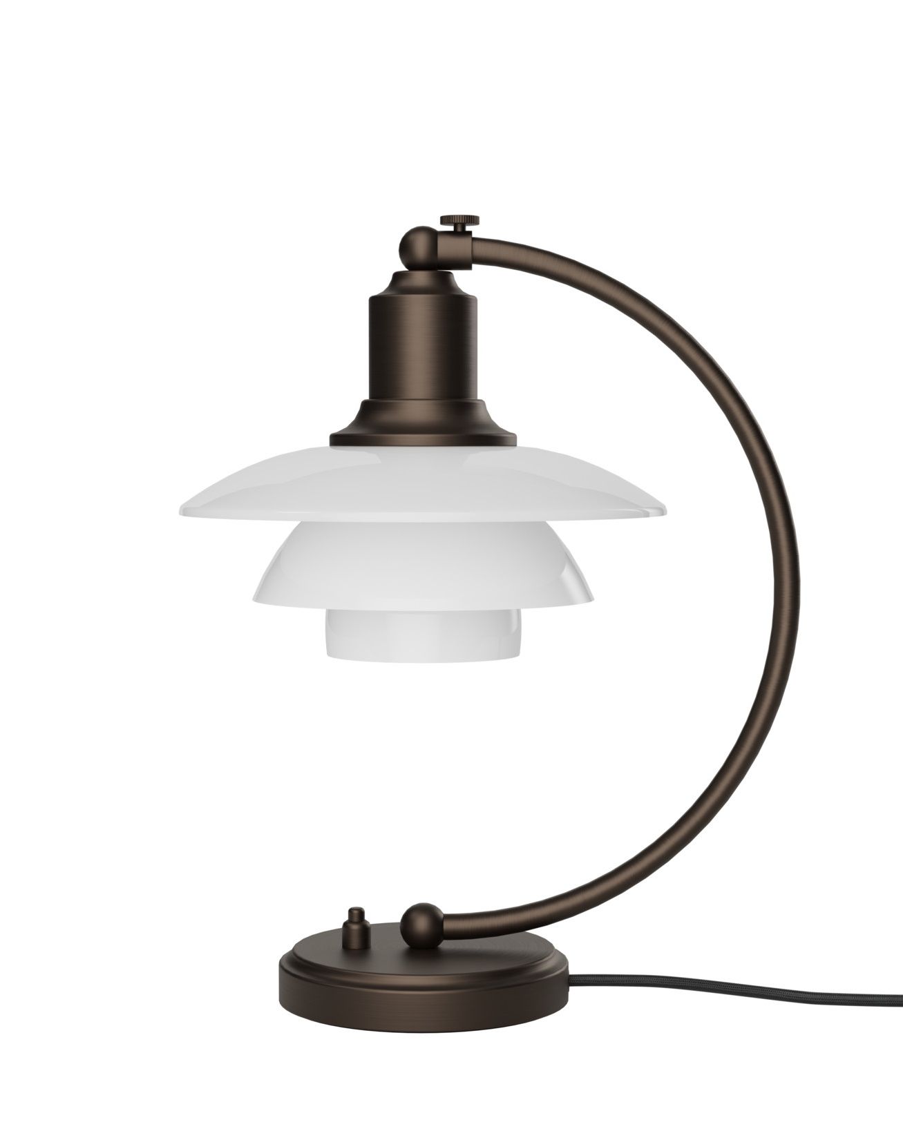 PH 2/2 Luna Aged Brass Opal table lamp Louis Poulsen