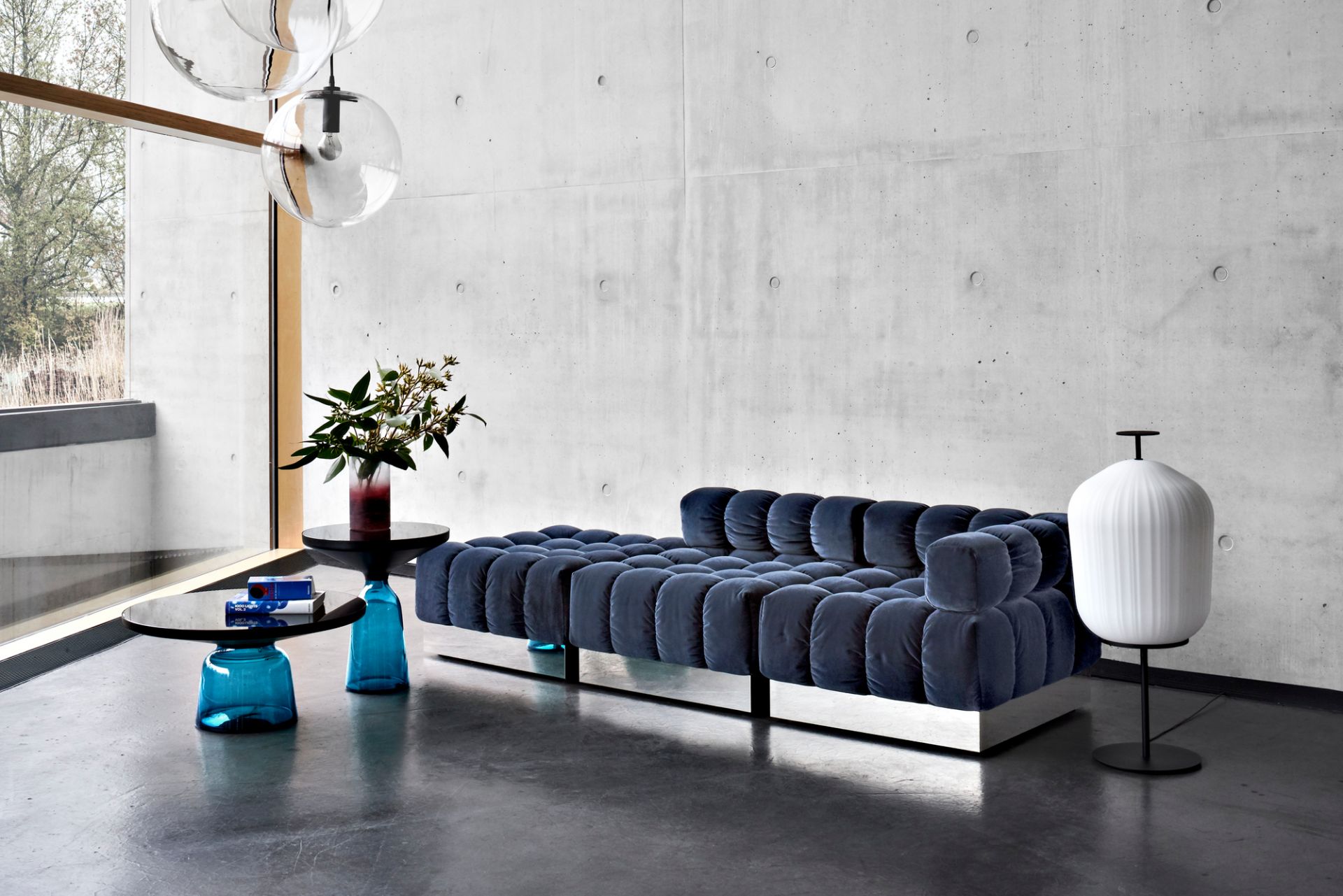 Bell Coffee Table ClassiCon Steel Montana-blue