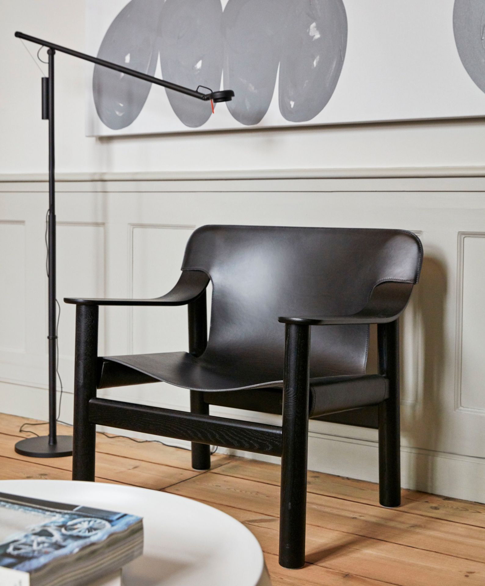 Fifty-fifty Floor Lamp Hay