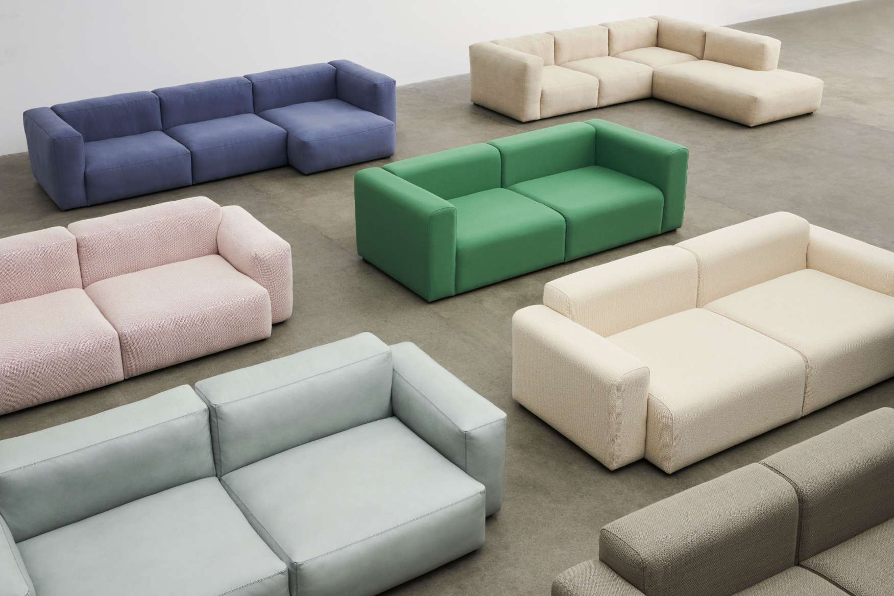 Mags Sofa 2.5-seater Combination 1 Low Armrest Hay