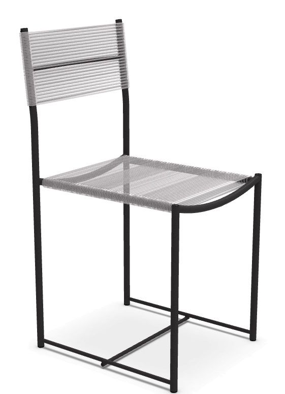 Spaghetti Chair 101 Chair SCHWAZ / PVC TRANSLUCENT COLOURLESS Alias SINGLE PIECES