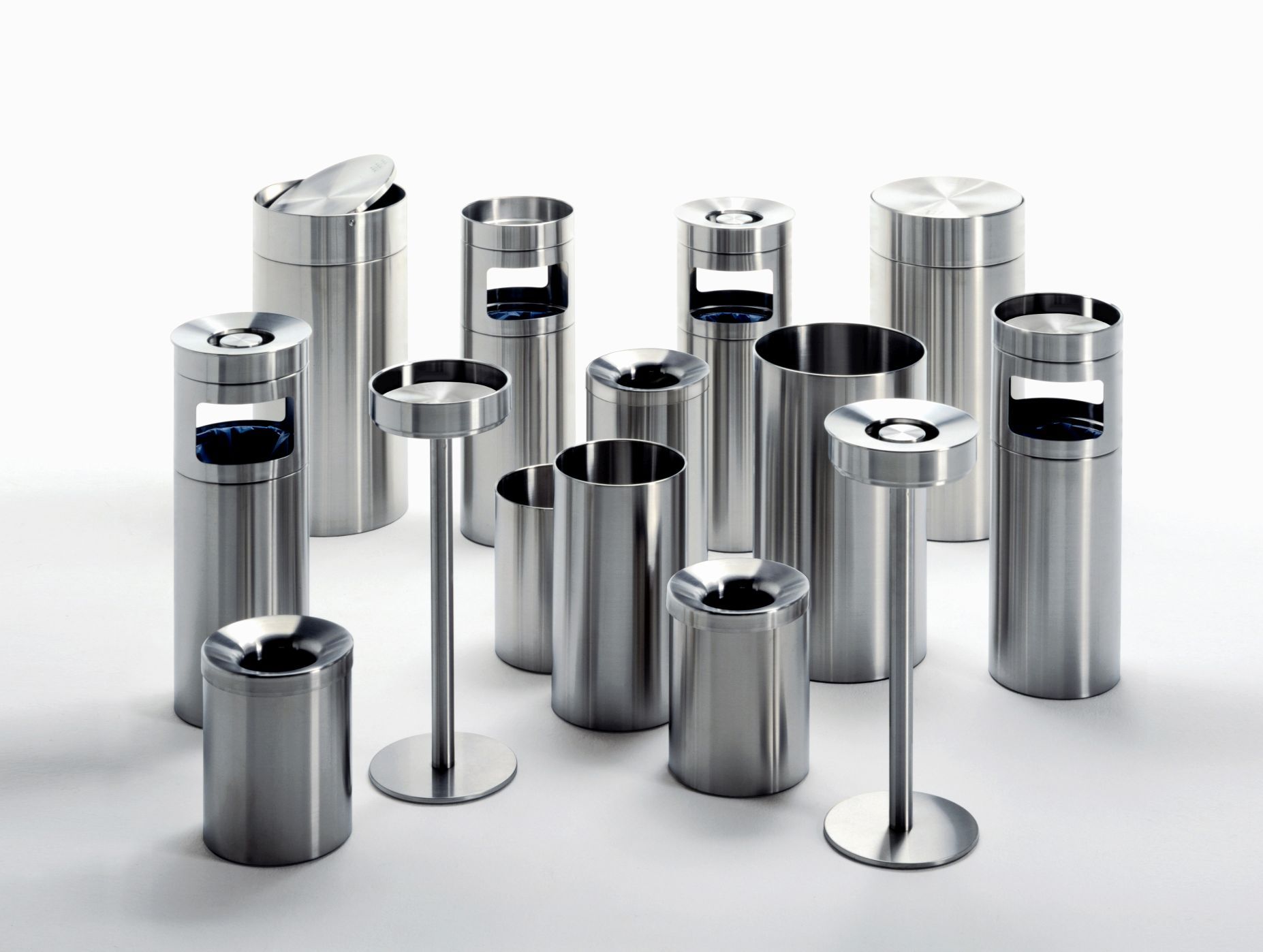 Nox pedestal ashtray + trash bin Rexite