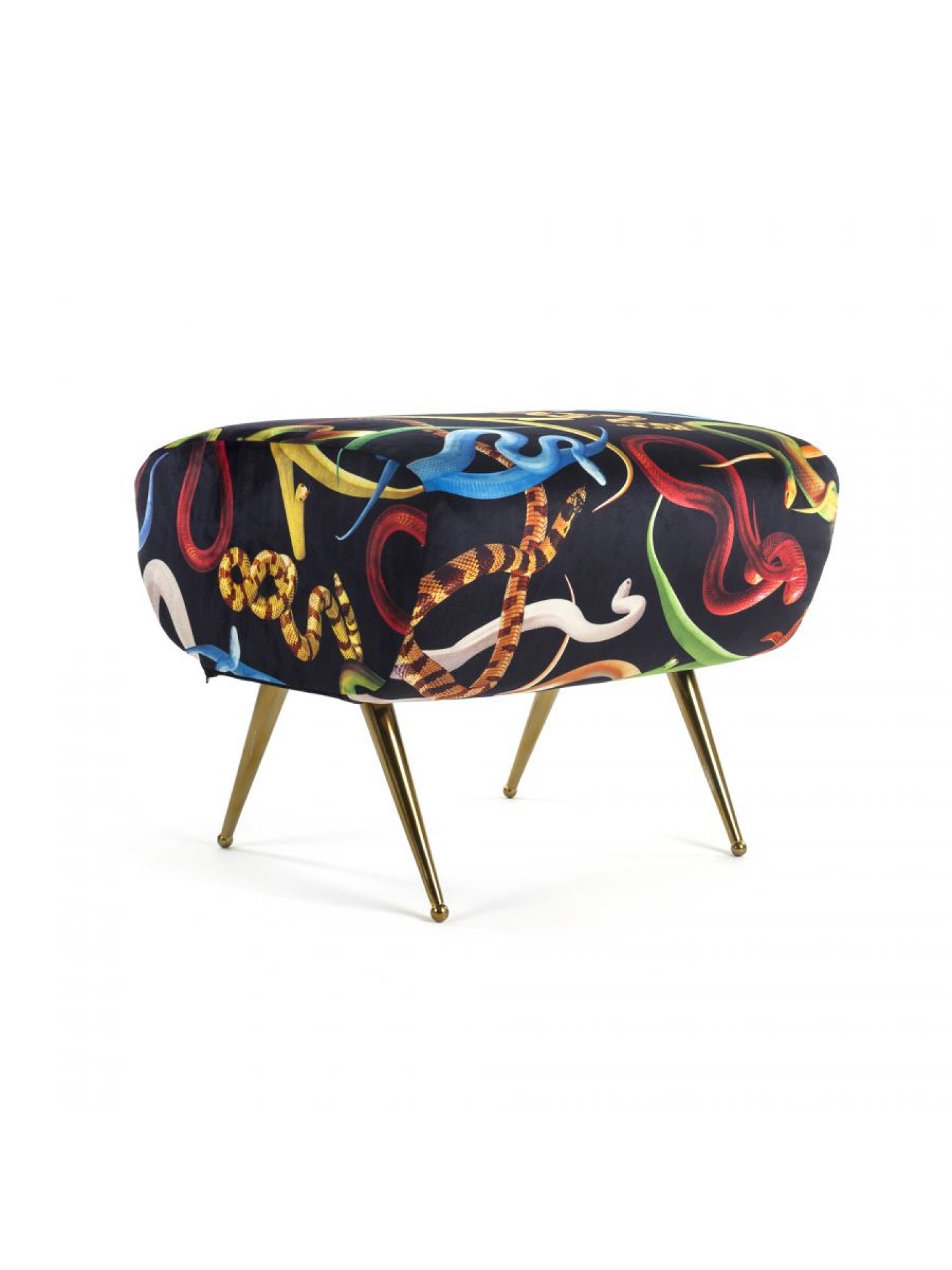 Toiletpaper Pouf stool Snakes Seletti