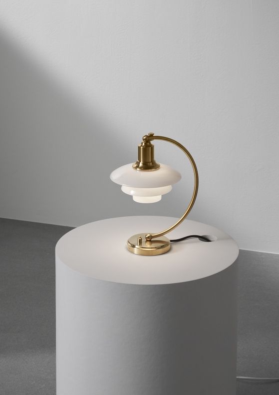 PH 2/2 Luna Table Lamp Brass / Opal Glass Louis Poulsen LIMITED EDITION