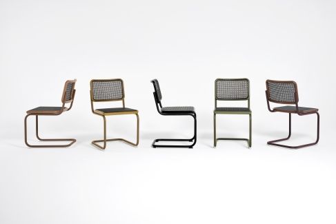 S 64 V Tubular steel classic cantilever chair Thonet