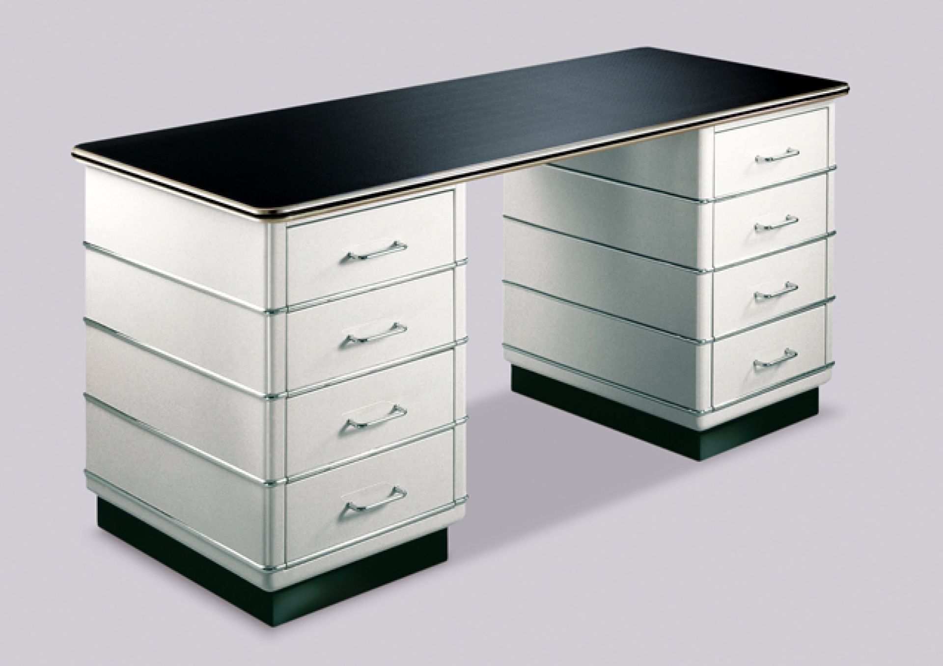 TB229 Classic Line Desk (with decoration) Müller Möbelfabrikation