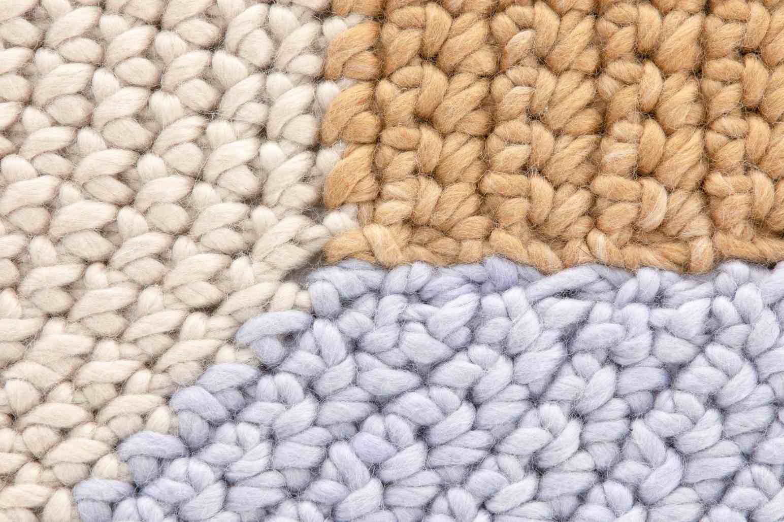The Crochet Collection Embroidery Rug 180x100 cm Gan Beige