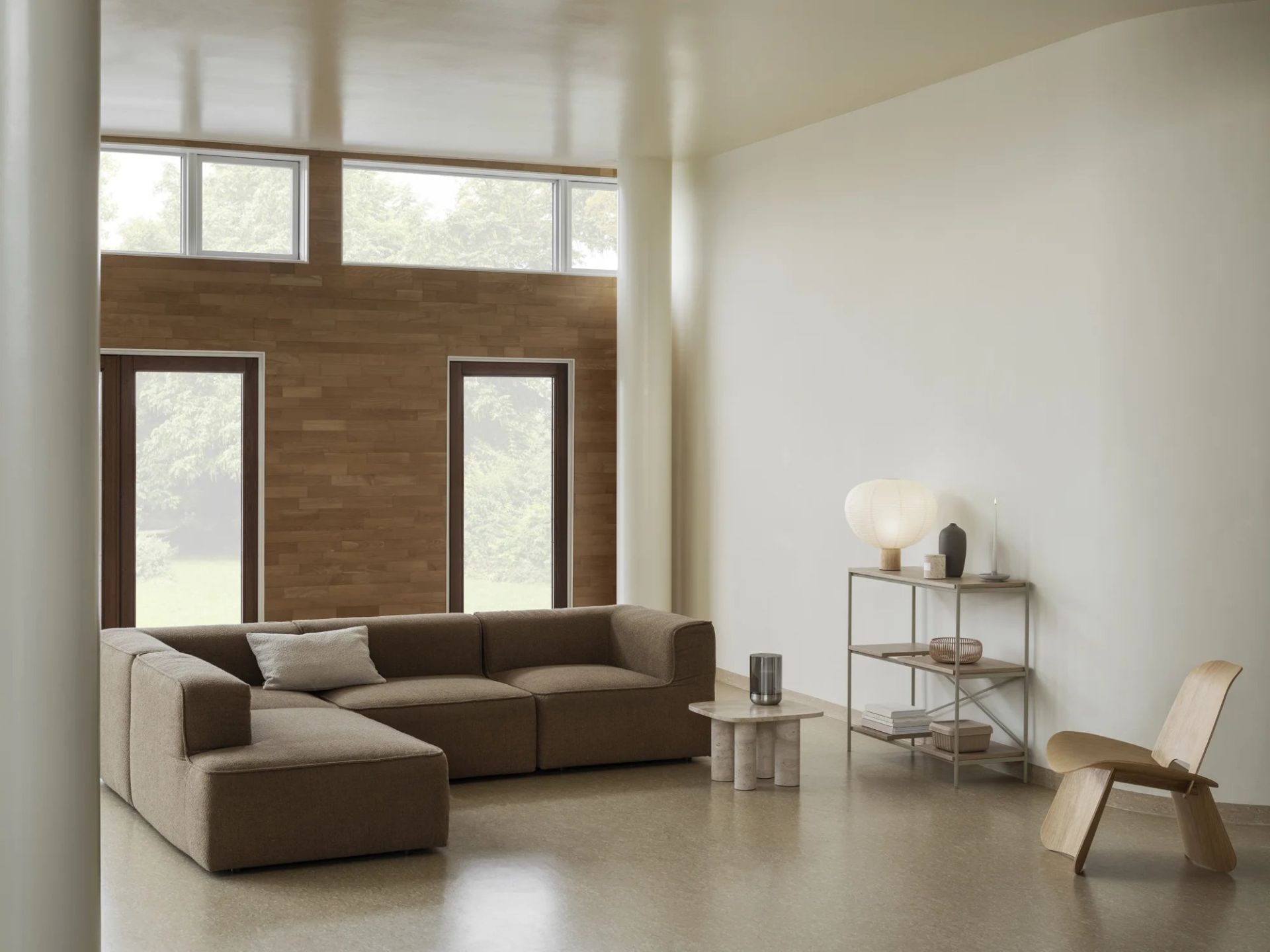 Kami rice paper table lamp Blomus