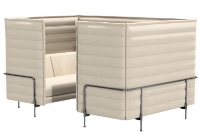 Alcove Cabin 2-seater highback sofa Vitra