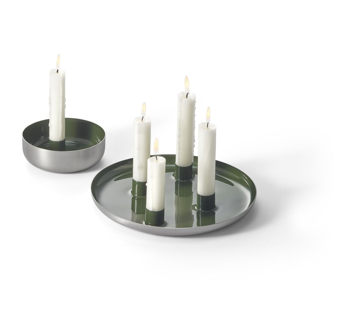 Biel 1 candle bowl steel Philippi