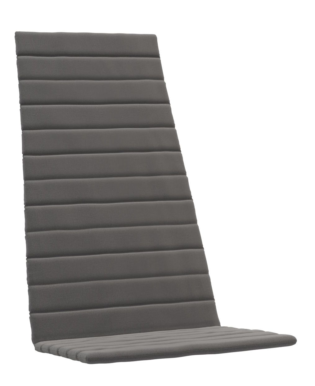 Between Lines seat cushion for outdoor deckchair Skagerak by Fritz Hansen Charcoal