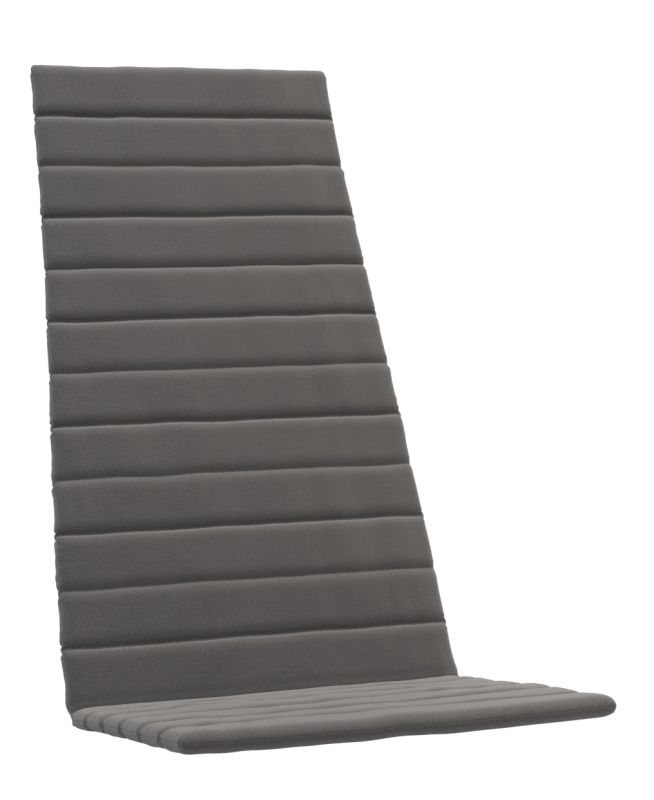 Between Lines seat cushion for outdoor deckchair Skagerak by Fritz Hansen Charcoal