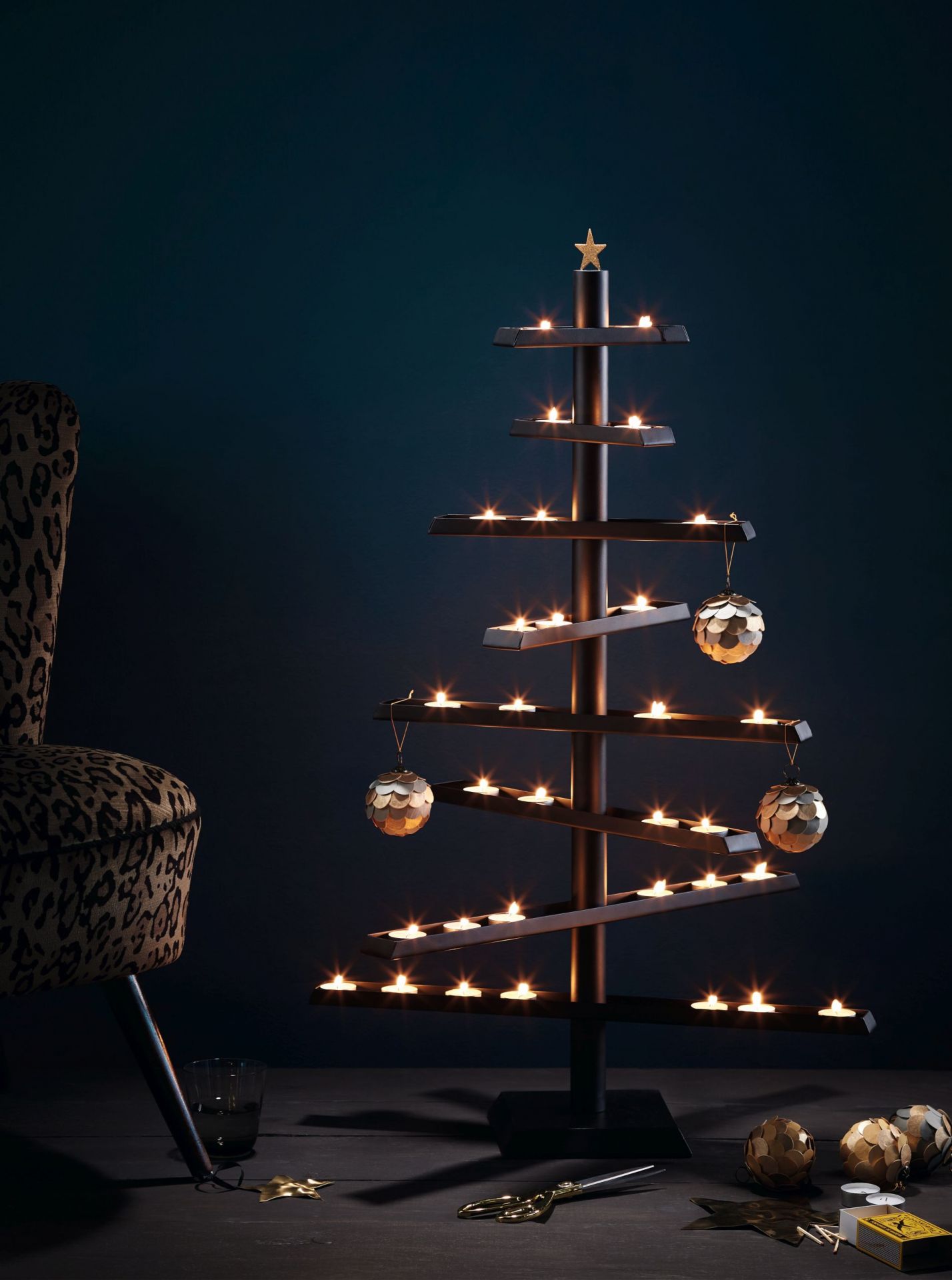 Soho Christmas tree for tea lights Philippi 