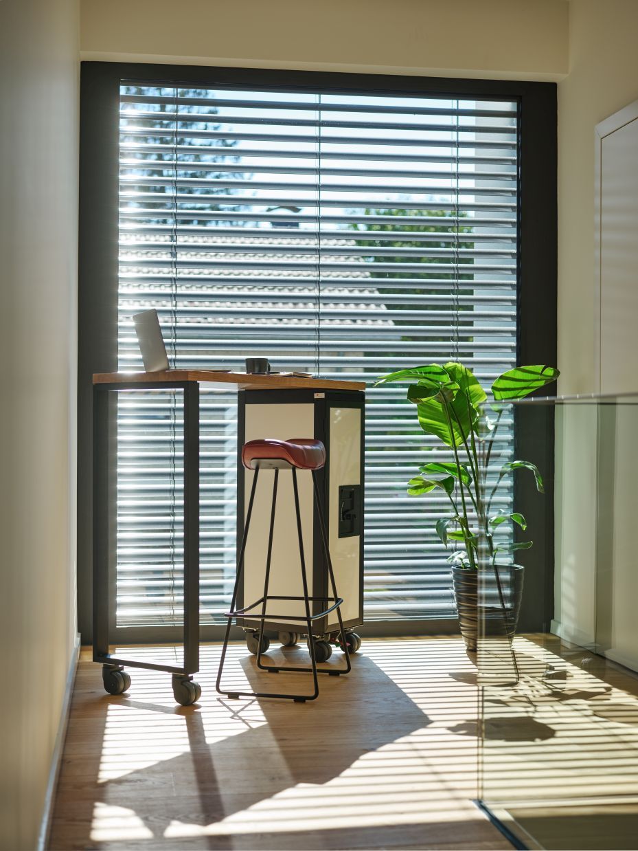 Hightable Tisch Janua silver Bordbar
