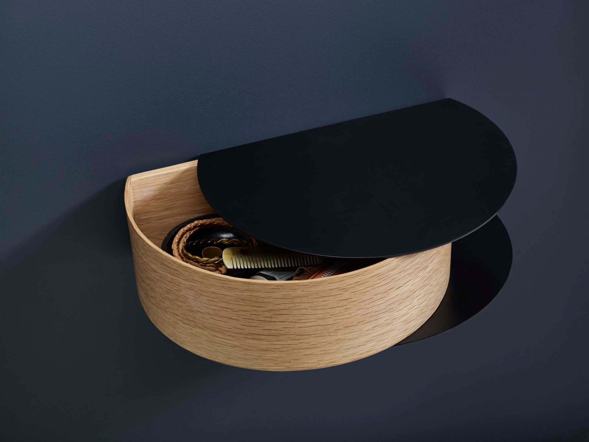 Wallie Wall drawer Shelf Oak Woud